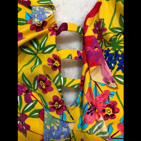 NEW Bleu Rod Beattie Ruffle One Piece Swimsuit 10 - Picture 5 of 8